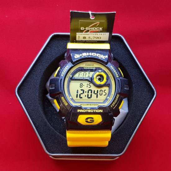 (รูปถ่ายจากของจริงที่ร้าน) นาฬิกา CASIO G-Shock #G-8900SC-1YDR ของแท้ 100%