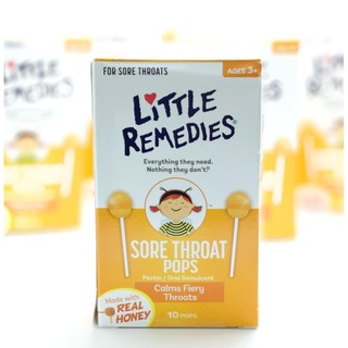 Little Remedies Sore Throat Pops 10-Count