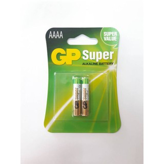 ถ่าน GP  Alkaline ขนาด AAAA 1.5V 1 แพค 2 ก้อน