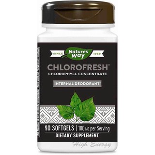 Natures Way, Chlorofresh®, Chlorophyll Concentrate, 90 Softgels