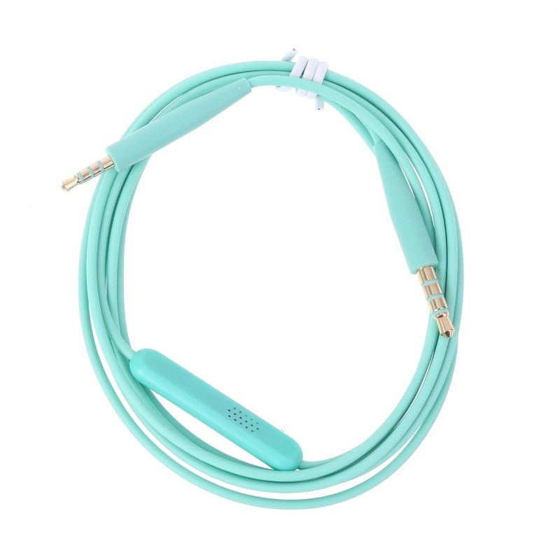 สายสัญญาณเสียงสําหรับ Bose SoundTrue SoundLink QC25 QC35 OE2 สายเปลี่ยนหูฟังพร้อมไมโครโฟน 3.5 มม. ถึง 2.5 มม.