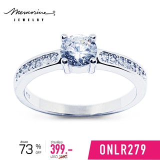 Memorine Jewelry แหวนเงินแท้ 925 ฝังเพชรสวิส(CZ) : ONLR279