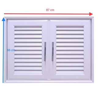 บานซิ้งค์ บานคู่ WT รุ่น RN 87x66 cm สีขาว