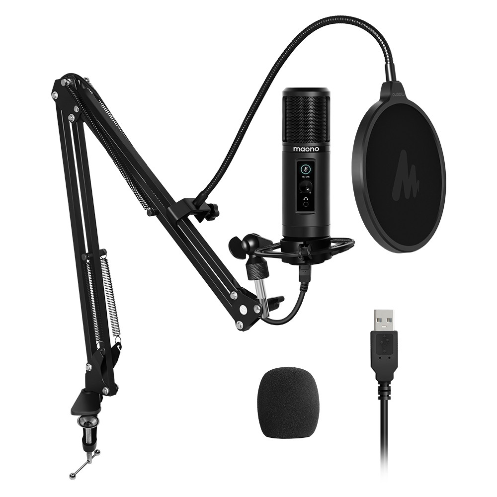 Maono AU-PM422 Usb ไมโครโฟน ระยะแผงเป็นศูนย์ 192 Khz 24 Bit สำหรับเล่น ...