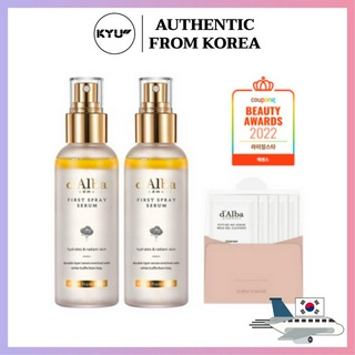 [dAlba] สเปรย์ทําความสะอาดผิวหน้า DAlba 100 มล. x 2P + 15 มล. | [dAlba] First Spray Serum DAlba 100ml x 2P + 15ml cleanser