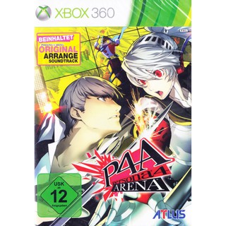 แผ่น XBOX 360 : Persona 4 Arena  ใช้กับเครื่องที่แปลงระบบ JTAG/RGH