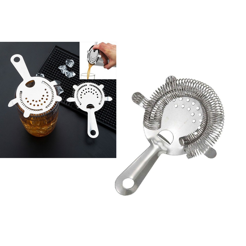 ที่กรองค็อกเทล ที่กรองบาร์ ที่กรองของเหลว สแตนเลส Cocktail Strainer