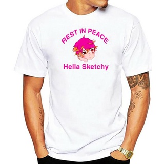 เสื้อยืด พิมพ์ลาย Rest In Peace Hella Sketchy Young Rapper Lofi Tee (1)S-5XL