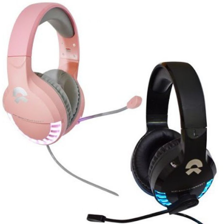 Oker M18. หูฟ้งเกมมิ่ง ( มีไมค์+มีไฟ ) Hifi Gaming Headset Hesdphone Esport edition หูฟัง คอมพ ต่อ มือถือ