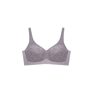 Sabina เสื้อชั้นใน (ไม่มีโครง) รุ่น Habpy Adult รหัส HBON4035SM สีม่วงเทา