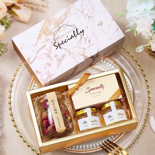 ชุดของขวัญกุหลาบน้ำผึ้ง Rose Honey Set ชากุหลาบ วาเลนไทน์ ของขวัญ ของชำร่วย Gift Rose tea Valentine