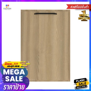 บานซิงค์เดี่ยว PARAZZO ENZO มือจับดำ 40x60 ซม. สีเนเจอรัลโอ๊คSINGLE CABINET DOOR PARAZZO ENZO 40x60CM NATURAL OAK