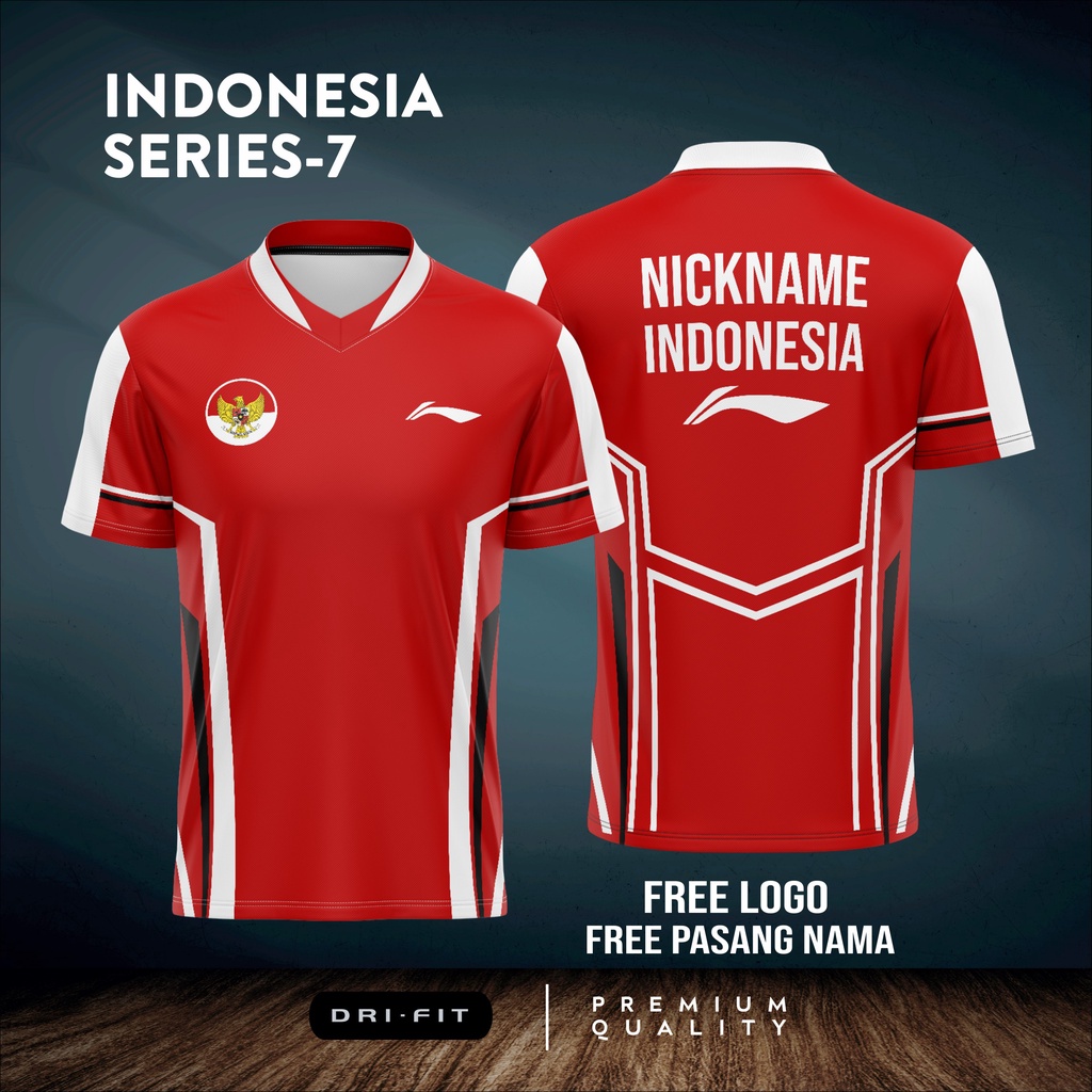 INDONESIAN BADMINTON VOLLEYBALL RUNNING SPORTS JERSEY SERIES-7