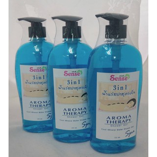 เซนต์​ น้ำแร่สปาสูตรเย็น​ 500 มล Sense​ AROMA​ THERAPY​ Shower​ Gel