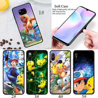 เคสโทรศัพท์มือถือแบบนิ่ม ลายโปเกม่อน ปิกาจู AR95 สําหรับ Realme C2 C3 C11 C12 C15 C17 C20 C21 C25