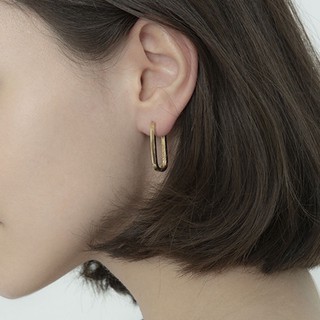 Thin hoop earrings (S925)