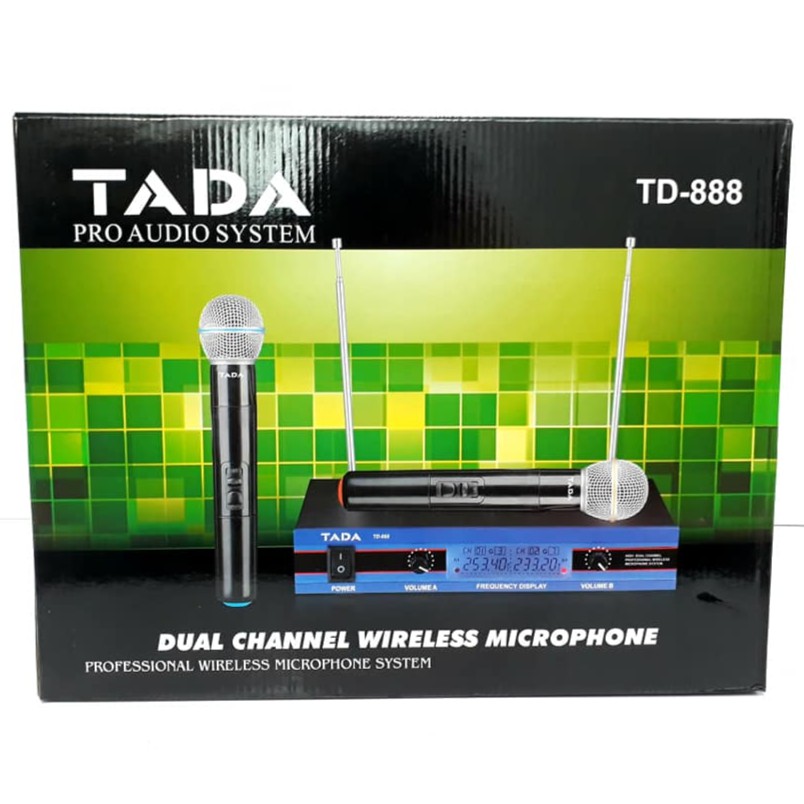 ไมค์ลอยคู่ TADA รุ่น TD - 888 VHF              ( โค้ดส่วนลดสำหรับลูกค้าใหม่   โค้ดส่วนลดของคุณคือ: N