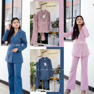 เซทสูทกระดุม4s m l xl