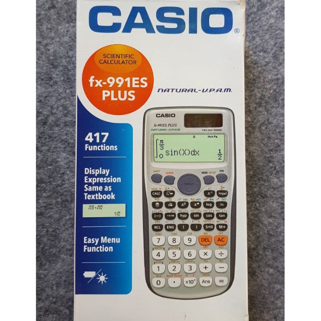Casio Fx-991es plus เครื่องคิดเลขวิทยาศาสตร์ ของใหม่ ของแท้ 100%