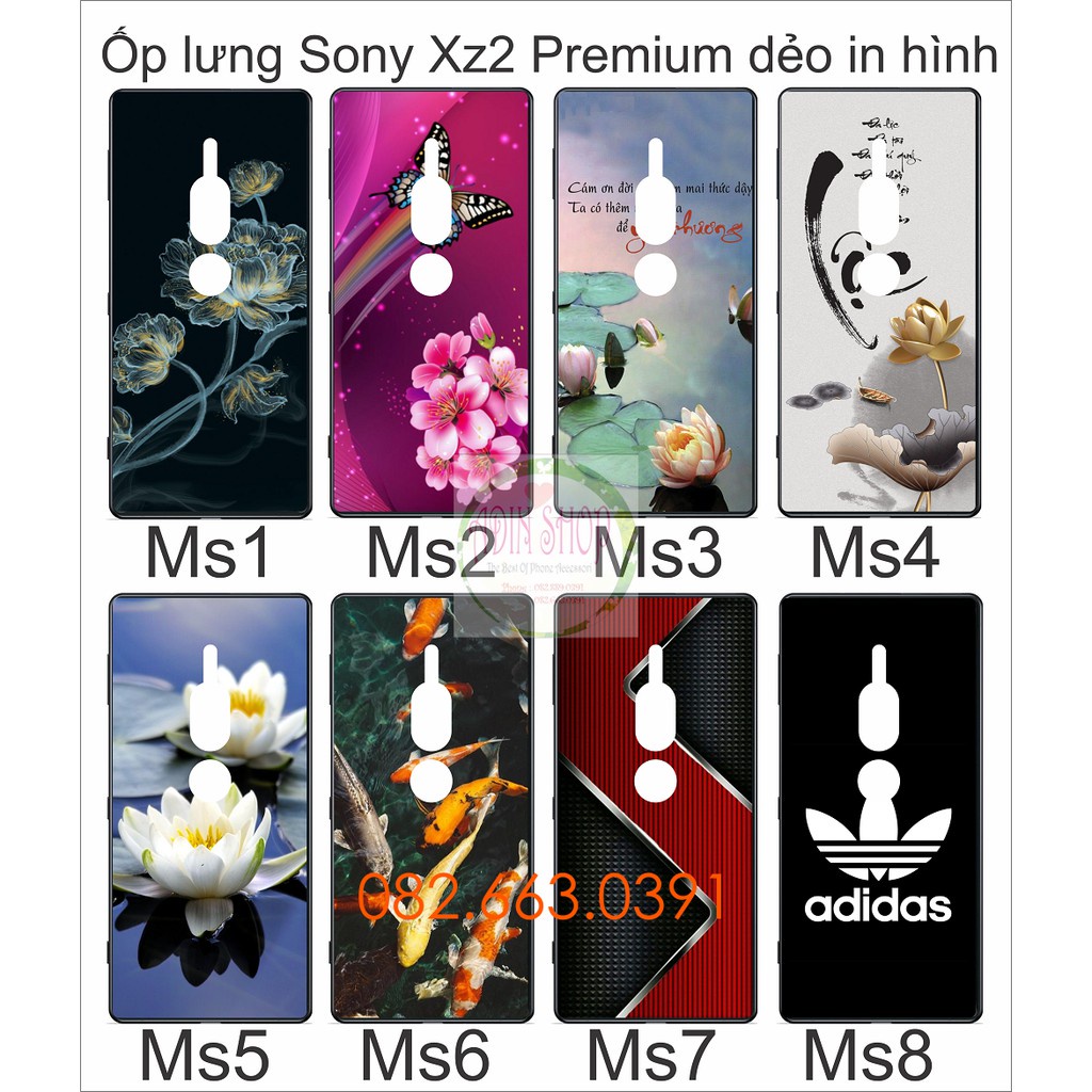 เคส Sony Xz2 / Xz2 Premium / Xperia XZ3 แบบยืดหยุ ่ นพร ้ อมการพิมพ ์ ตัวอักษร