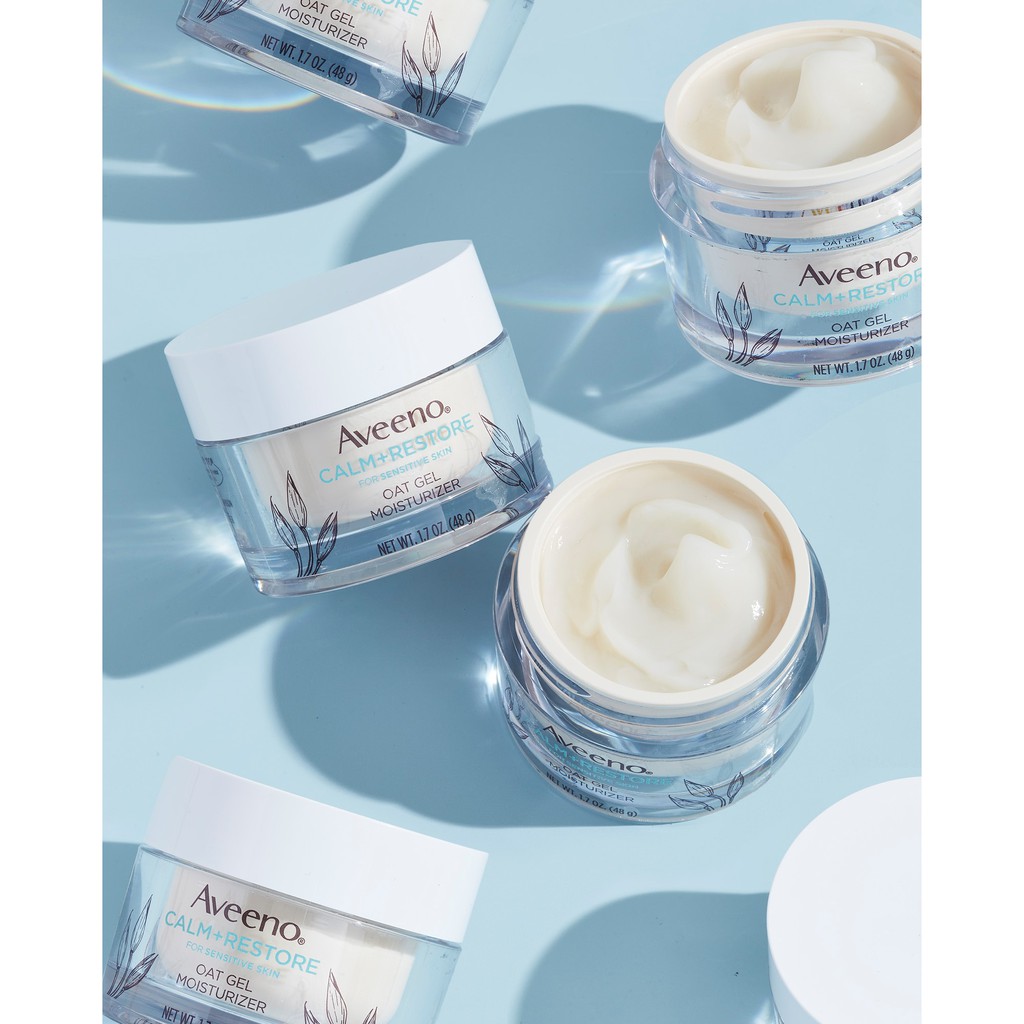aveeno calm & restore oat gel moisturizer