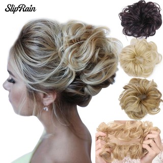 SLIPRAIN ♥ Fashion Hair Extension Wavy Curly Messy Donut Hairpiece