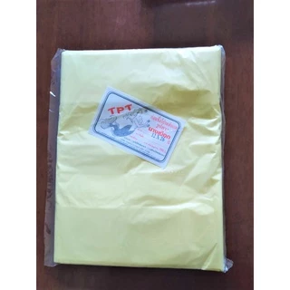 ถุงพลาสติกสีหูหิ้ว อย่างดี สีพื้น แบบบาง เหนียว ไม่มีกลิ่น ขนาด 12*26 นิ้ว ✔️100 ใบ ตรานางเงือก (พร้อมส่ง)