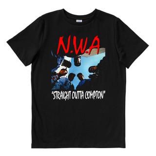 【hot sale】Nwa -Traight OUTTA ครบชุด | เสื้อยืด พิมพ์ลายวงดนตรี | เพลงเมอร์ช | Unisex | เพลงเมอร์ช | ฮิปฮอปแร็ป