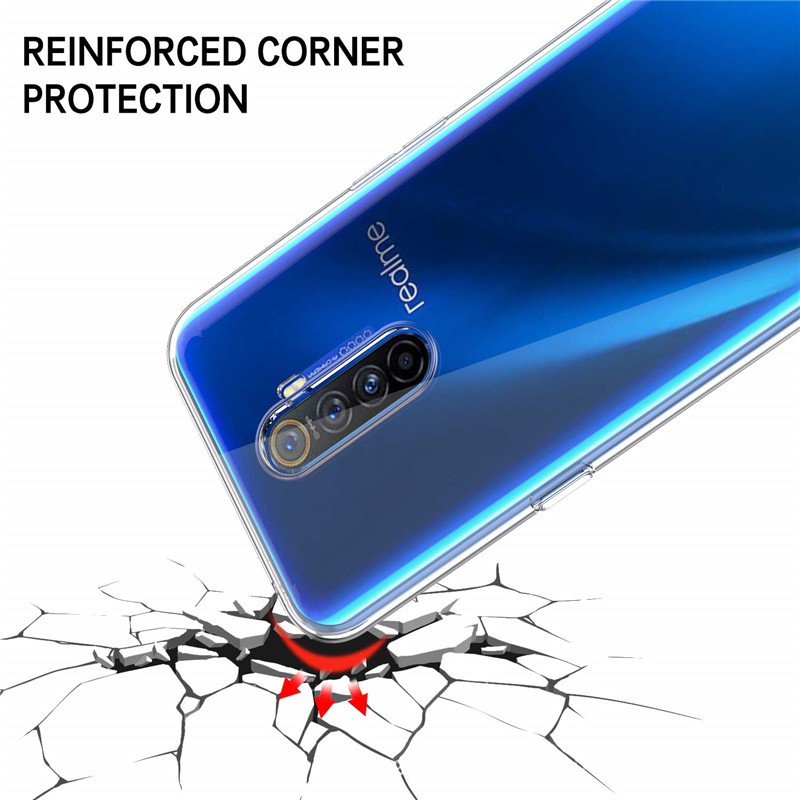 เคสสำหรับ โปร่งใส Realme X2 Pro เคส เคสซิลิโคน Soft Back รูปที่ 6