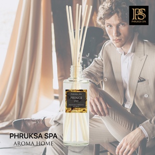 PHRUKSA SPA ก้านไม้หอมปรับอากาศ กลิ่นเจ้าชาย 100 มล. (Reed Diffuser - Prince)แถมฟรี! ก้านไม้หวาย