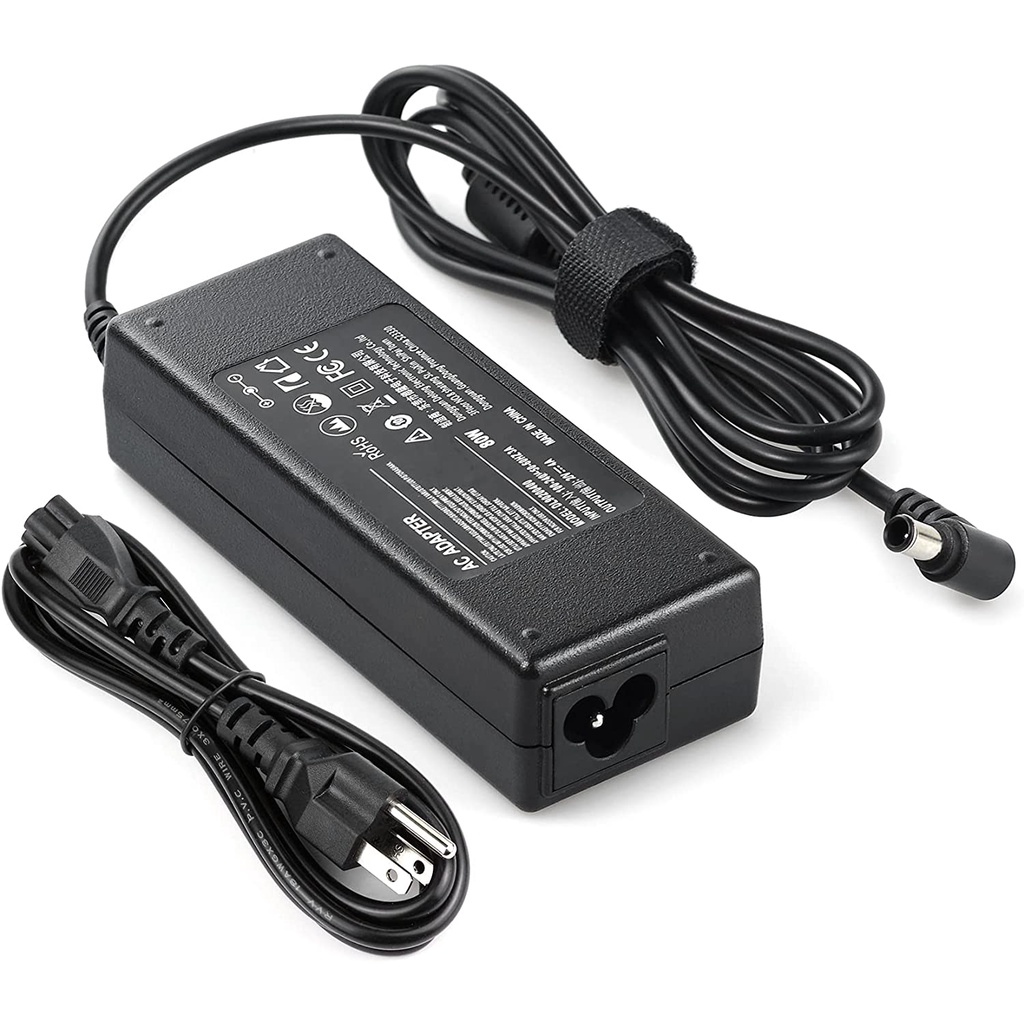 19v AC DC Adapter Charger สําหรับ Sony Bravia TV W600B KDL-40R510C KDL-40W600B KDL-40W600D KDL-32W60