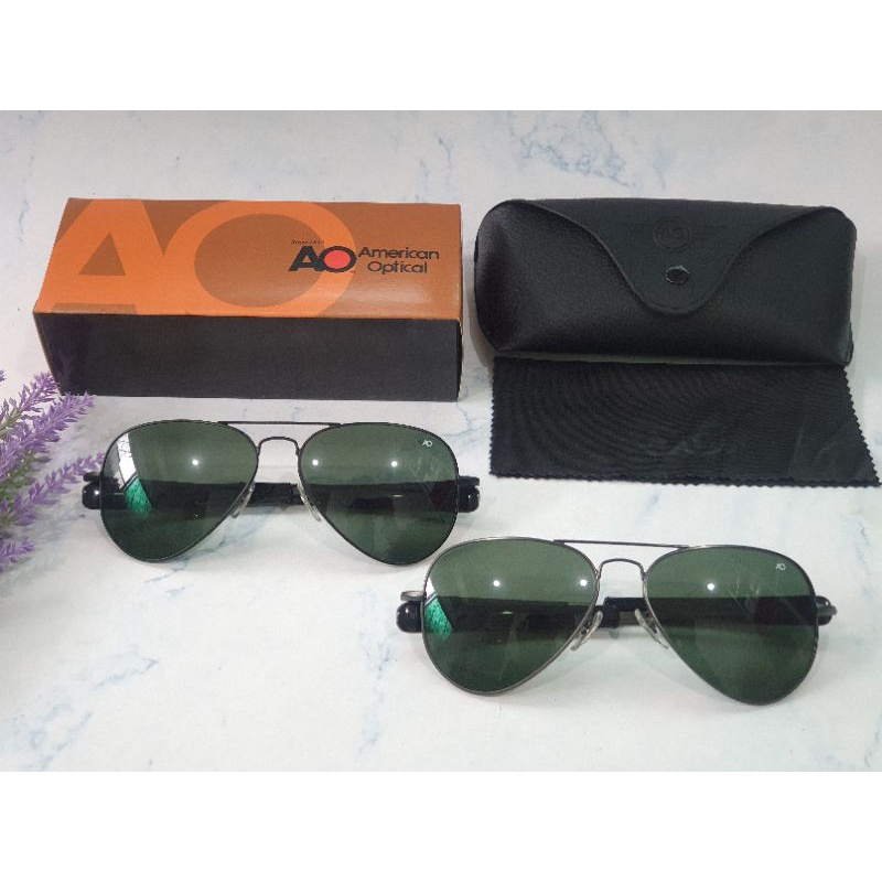 แว่นกันแดด AO American Optical ขนาด 58-14 🎁 ส่งฟรี 🎁