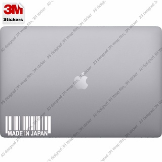 Made in JP barcode สติ๊กเกอร์ 3M ลอกออกไม่มีคราบกาว  Removable 3M notebook labtop sticker, สติ๊กเกอร์ตกแต่ง โน๊ตบุ๊ค