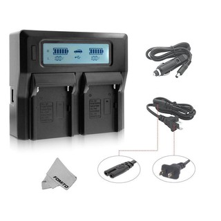 แท่นชาร์จแบต LCD DIGITAL DAUL BATTERY CHARGER VBD1 Sony NP-F550/F750/F960 FM50/70/90 Pan VBD1 VBD2