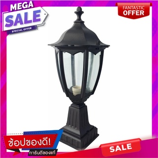 ไฟหัวเสา LIGHTING HOME LHT004 สีดำ ไฟหัวเสา POST MOUNTED LAMP LIGHTING HOME LHT004 BLACK