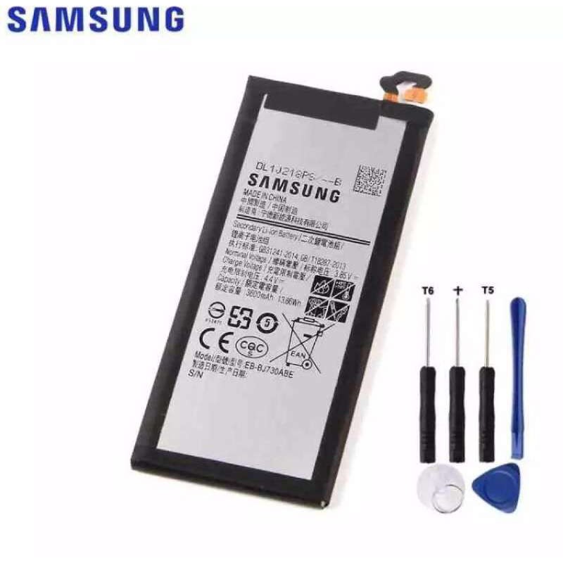 เปลี่ยนทดแทน Samsung แบตเตอรี่ EB-BJ730ABE สำหรับ Galaxy J7 Pro J730G J730DS J730FM J730GM J730K SM-