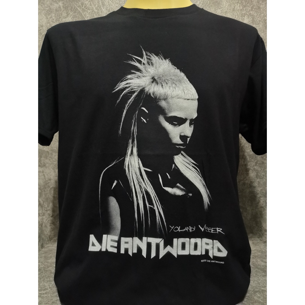 เสื้อวงนำเข้า Die Antwoord Yolandi Visser Ninja Chappie Hiphop Rap Post Malone Billie Eilish Gildan 