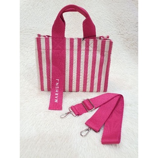 กระเป๋าสะพายผ้า CANVAS BAG MINI STRIPE