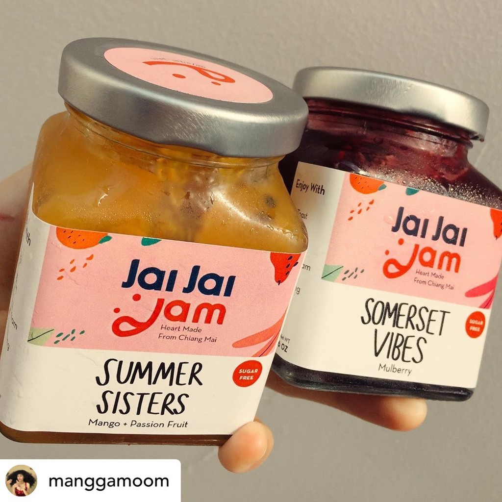 แยมใจใจ แยมคลีน ไม่มีน้ำตาล เจ/คลีน/เบาหวานทานได้ (No sugar jam) รูปที่ 2