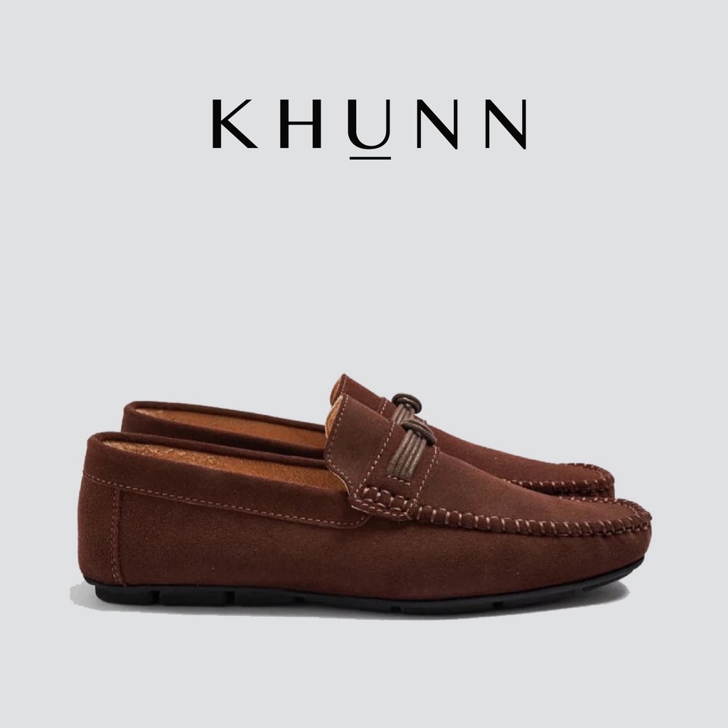 KHUNN (คุณณ์) รองเท้า รุ่น Sparrow สี Dark choc ) พรีออเดอร์