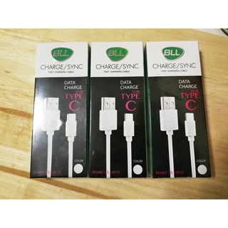 BLL แท้ 100% (สายชาร์จ USB Type C) BLL รองรับ Huewei , Xiaomi, Nokia (ใช้ดีมากๆๆ)..