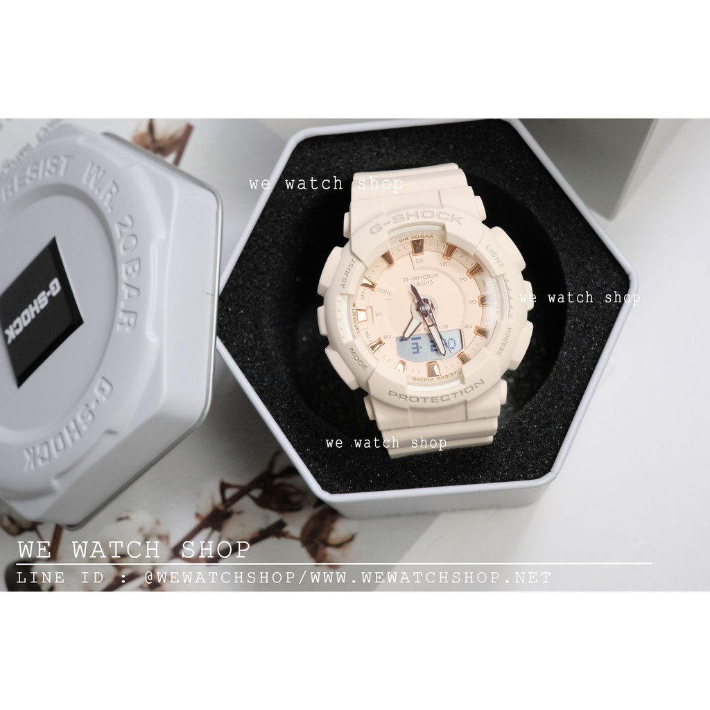 CASIO G-SHOCK Mini รุ่น GMA-S130PA-4ADR สีชมพู พาสเทล สินค้าใหม่ ของแท้ รับประกันศูนย์ CMG