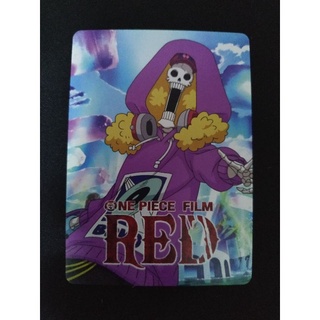 การ์ดวันพีซ One-piece film red บรู๊ค (Normal)