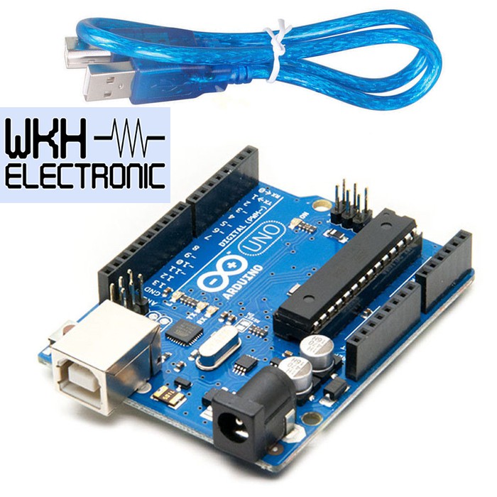 UNO Clone 328P DIP PLUS REMOVABLE สาย IC ATMega328P