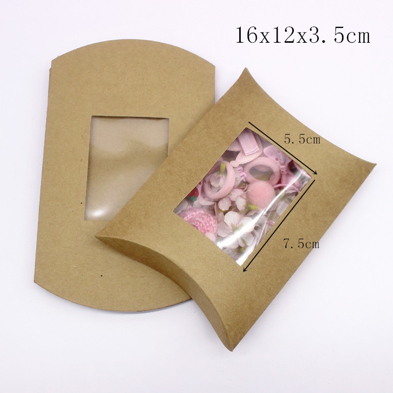 กล่องกระดาษคราฟท์ Pvc ขนาด 18x14x4 ซม. 15x10x3 ซม. หลายขนาด สําหรับใส่เครื่องประดับ สร้อยคอ หน้าต่าง 2022 DIY 5 ชิ้น - รูปที่ 7