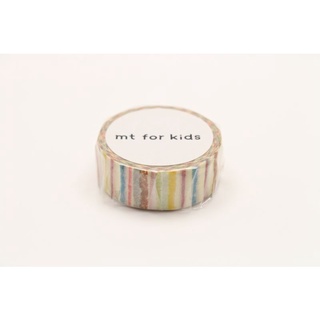 mt masking tape shima shima (MT01KID019) / เทปตกแต่งวาชิ ลาย shima shima แบรนด์ mt masking tape ประเทศญี่ปุ่น