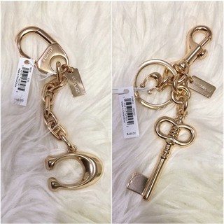 (ส่งฟรี) COACH Metal Skeleton Key Ring พวงกุญแจ ไม่มีถุงผ้า