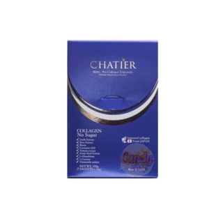 (รสแอปเปิ้ล) CHATIER Premium Collagen ชาเทียร์ คอลลาเจนน้องฉัตร 1 กล่อง 7 ซอง