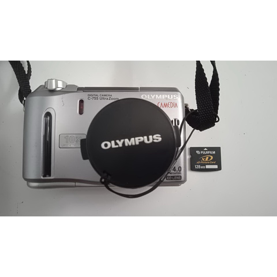 กล้อง Olympus Camedia C-755 Ultra Zoom พร้อม XD Card มีขนาด 128 MB