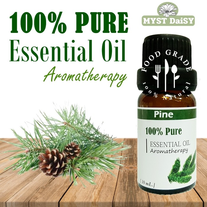 [10 mL.] Food Grade 100% Pure Essential Oil น้ำมันหอมระเหยสน (Pine) บริสุทธิ์ 100%ไม่ผสม (ไม่ใช่กลิ่นสังเคราะห์)